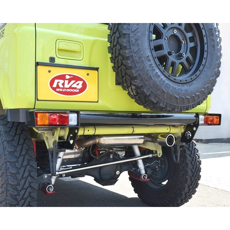 RV4 WILD GOOSE Heavy-duty Steel Rear Bumper type2 Jimny JB74 (2018-ON)