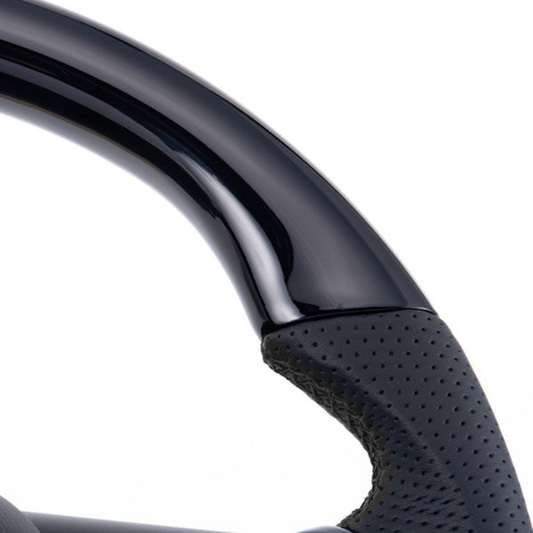 SHOWA GARAGE Leather Combination Steering Wheel Glossy Jimny (2018-ON)