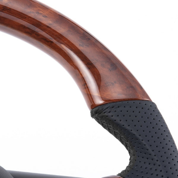 SHOWA GARAGE Leather Combination Steering Wheel Glossy Jimny (2018-ON)