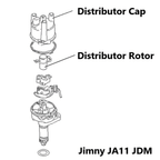 SUZUKI Distributor Cap and Rotor for Jimny JDM (1986-1998)