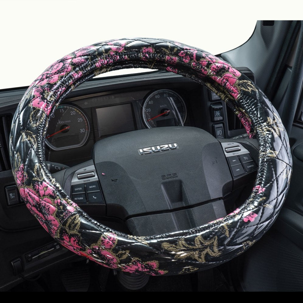 GRACE MADONNA Kinkazan-ori Steering Wheel Cover Quilted Jimny