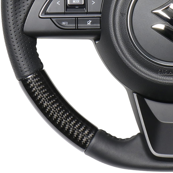 REAL Carbon Steering Wheel with Genuine Leather Jimny (2018-ON)