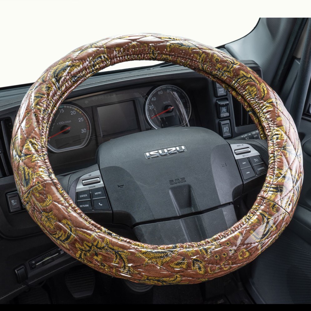 GRACE MADONNA Kinkazan-ori Steering Wheel Cover Quilted Jimny