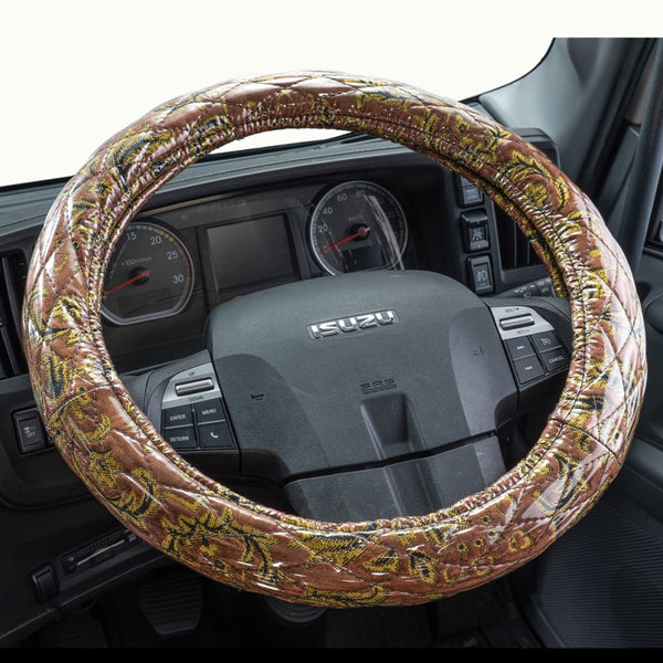 GRACE MADONNA Kinkazan-ori Steering Wheel Cover Quilted Type