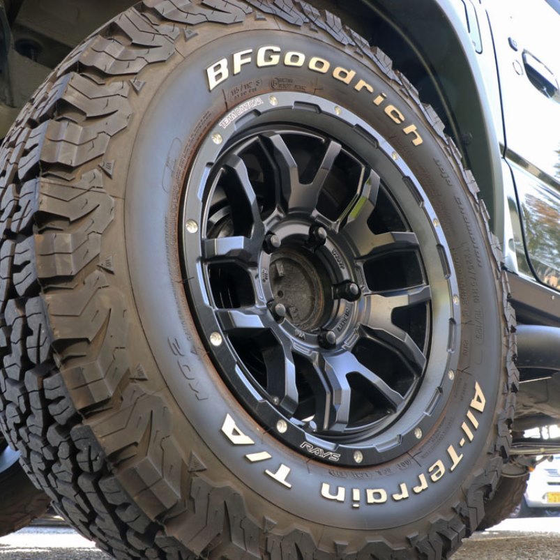 RAYS DAYTONA F6 Boost Semigloss Black 16" Wheels for Jimny