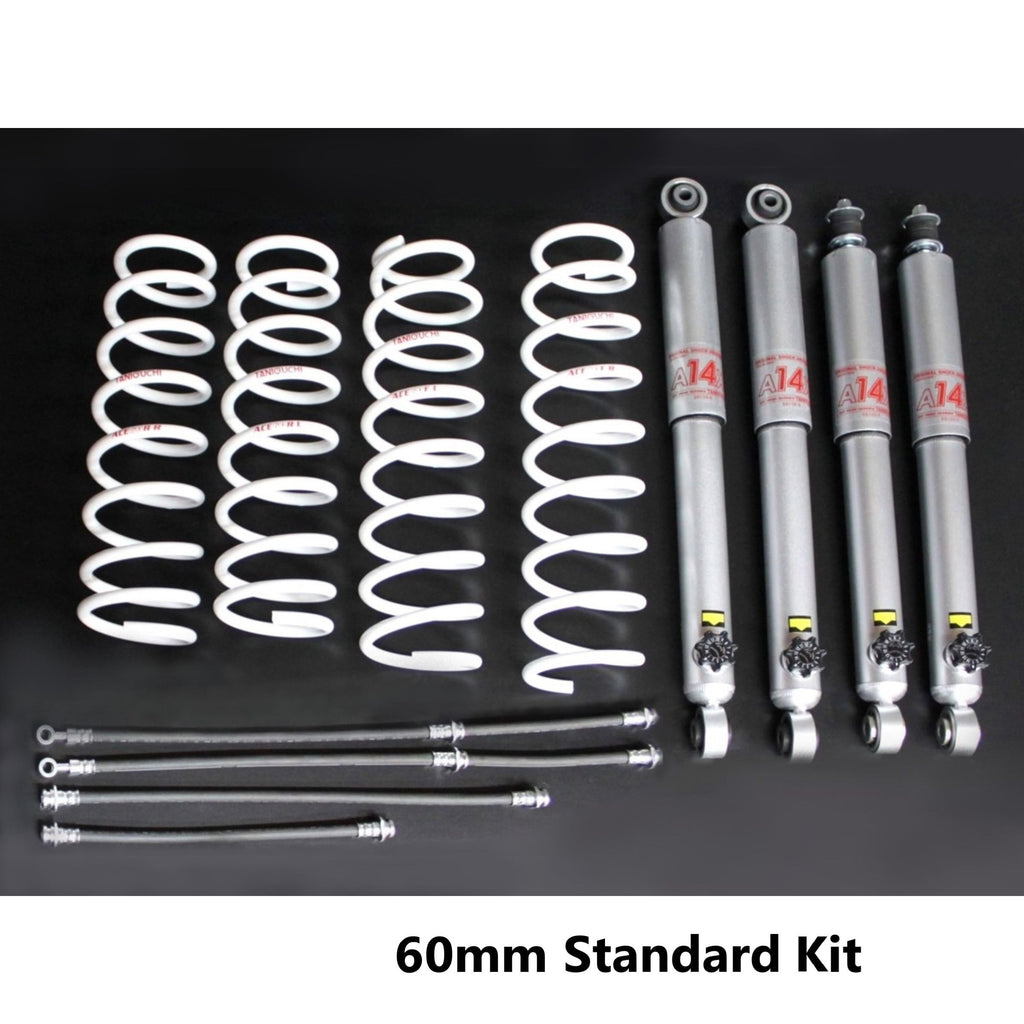 TANIGUCHI Adjustable Shock Absorbers for 2-3"/40-75mm lifted Jimny JB74 (2018-ON)