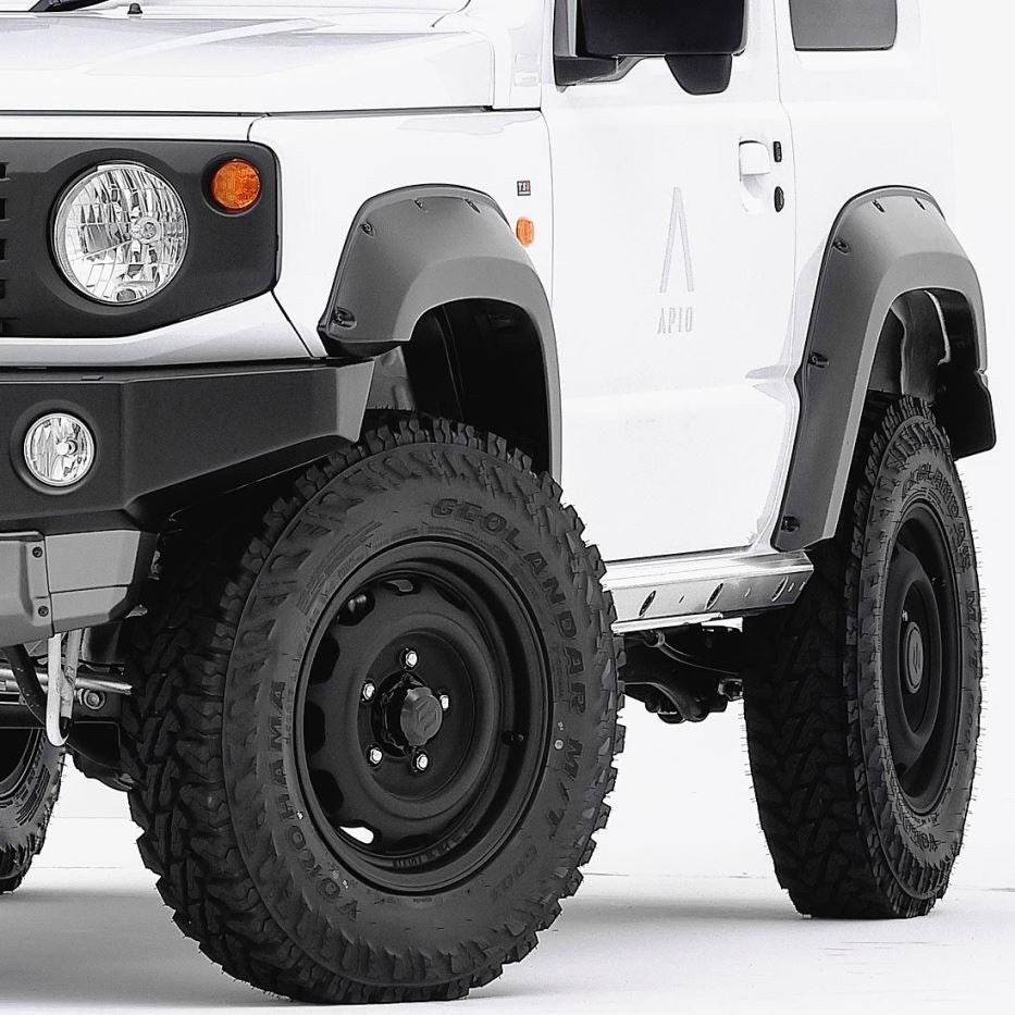 APIO WILDBOAR Venture Black 16" Wheels for Jimny