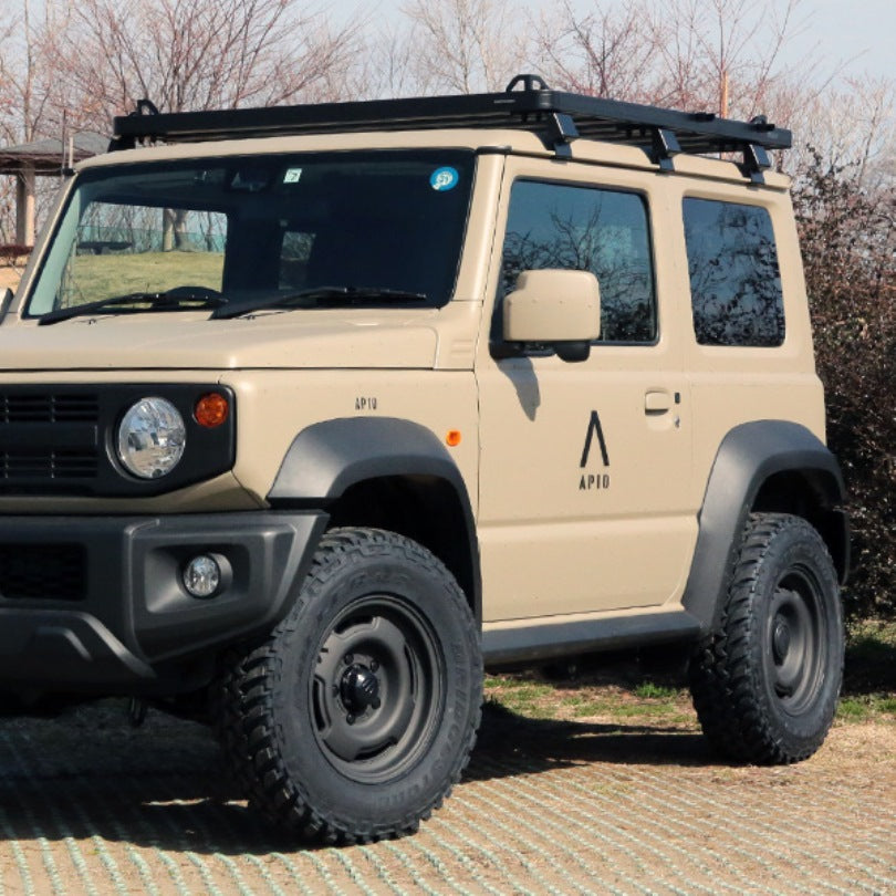 APIO WILDBOAR SR Black 15" Wheels for Jimny