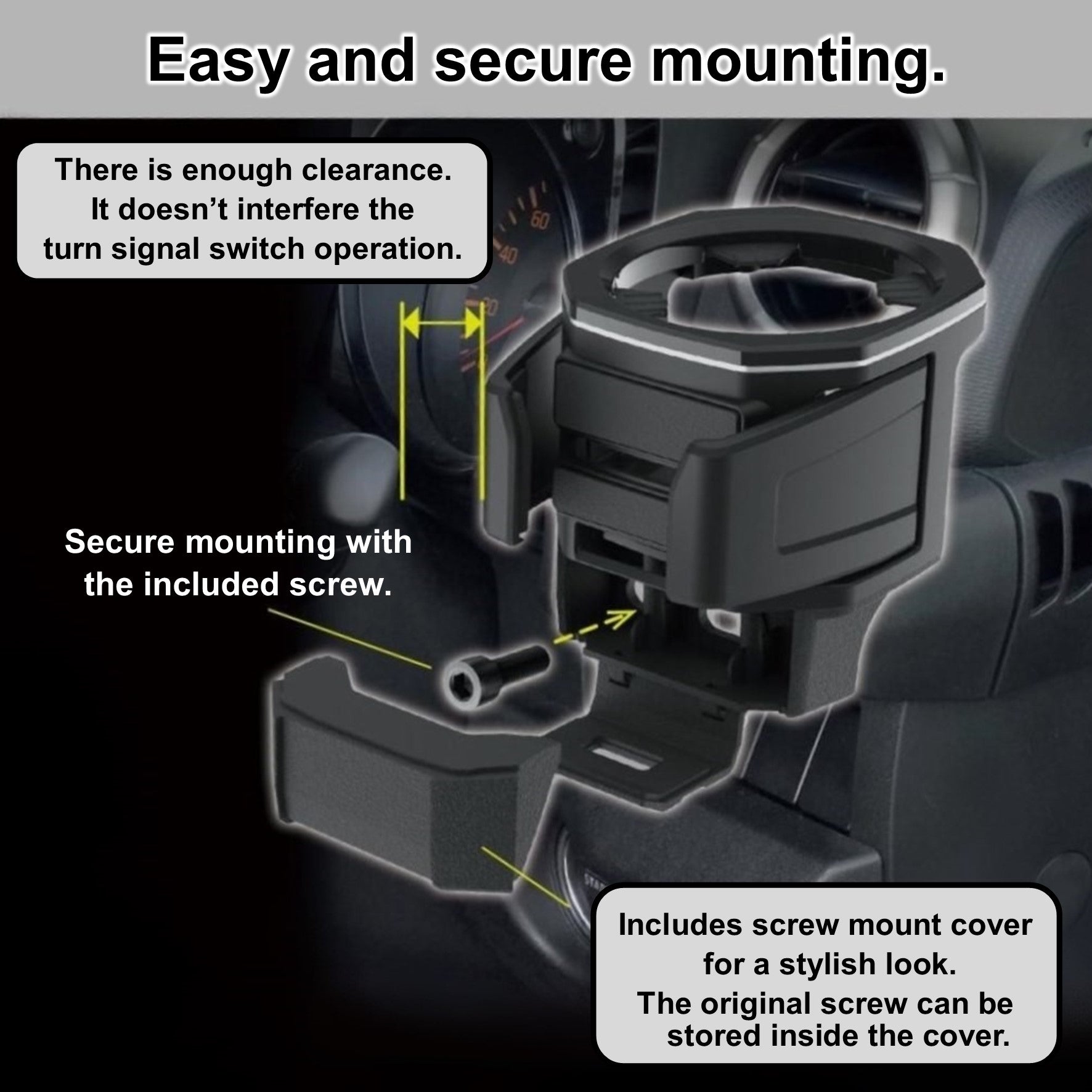 EXEA Drink Cup and Phone Holder Jimny (2018-ON)