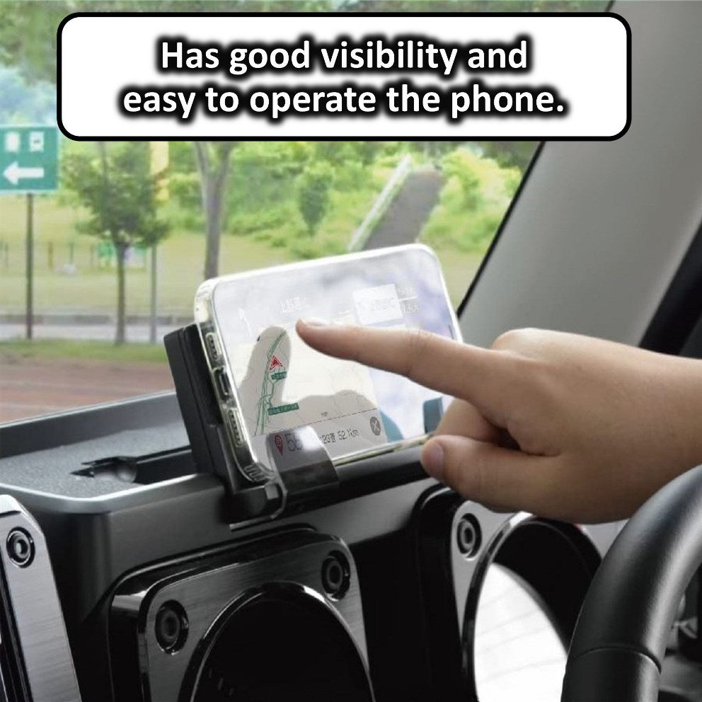EXEA Dashboard Storage Tray with Phone Stand and Charger Jimny (2018-ON)