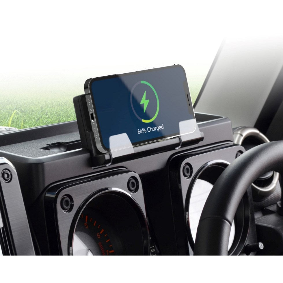 EXEA Dashboard Storage Tray with Phone Stand and Charger Jimny (2018-ON)