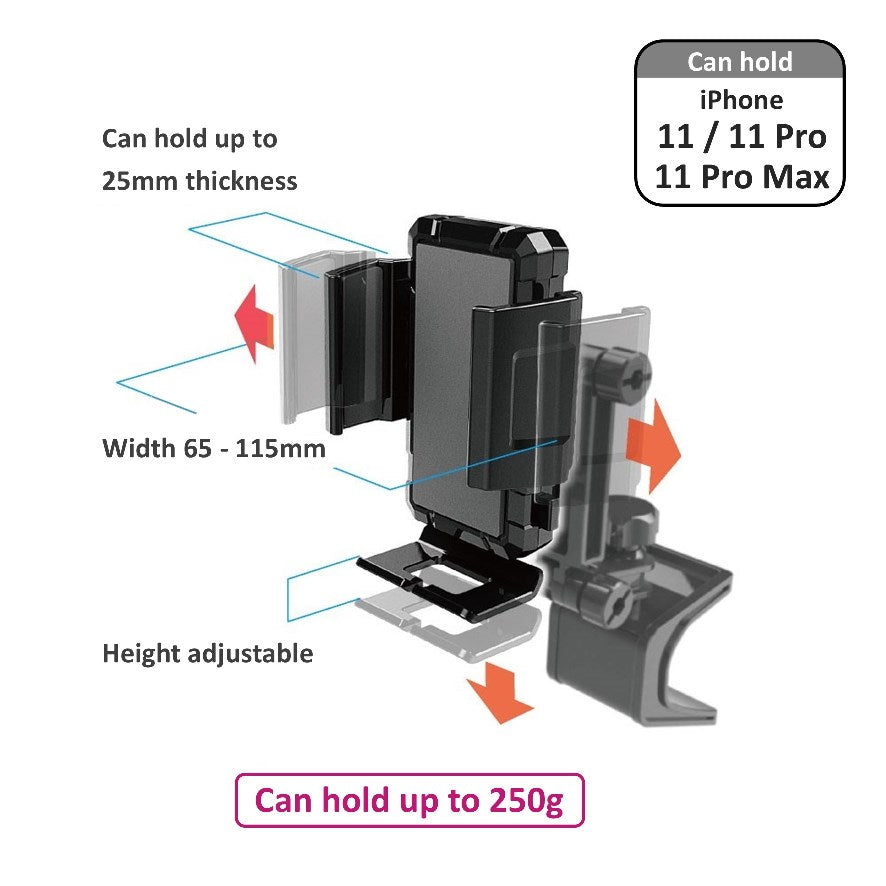 EXEA Sturdy Phone Holder Jimny (2018-ON)