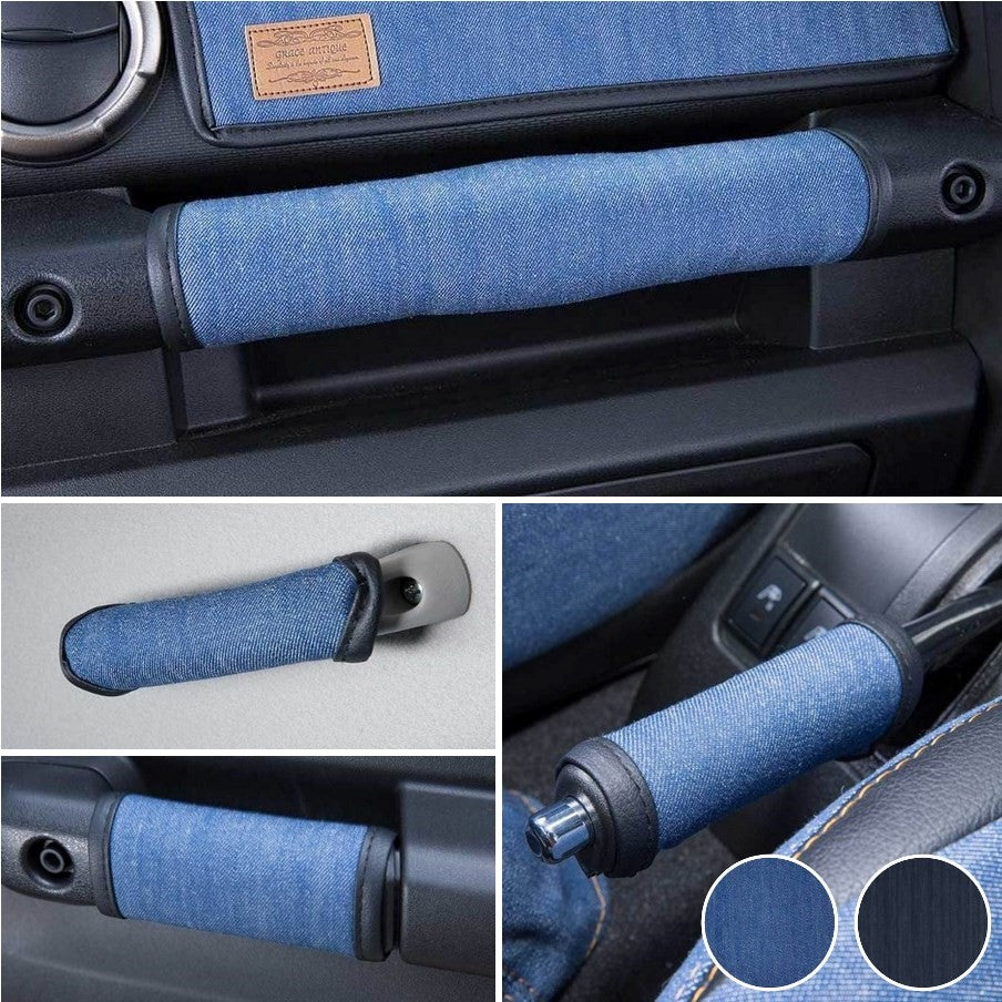 GRACE Denim Grip Cover Set Jimny (2018-ON)