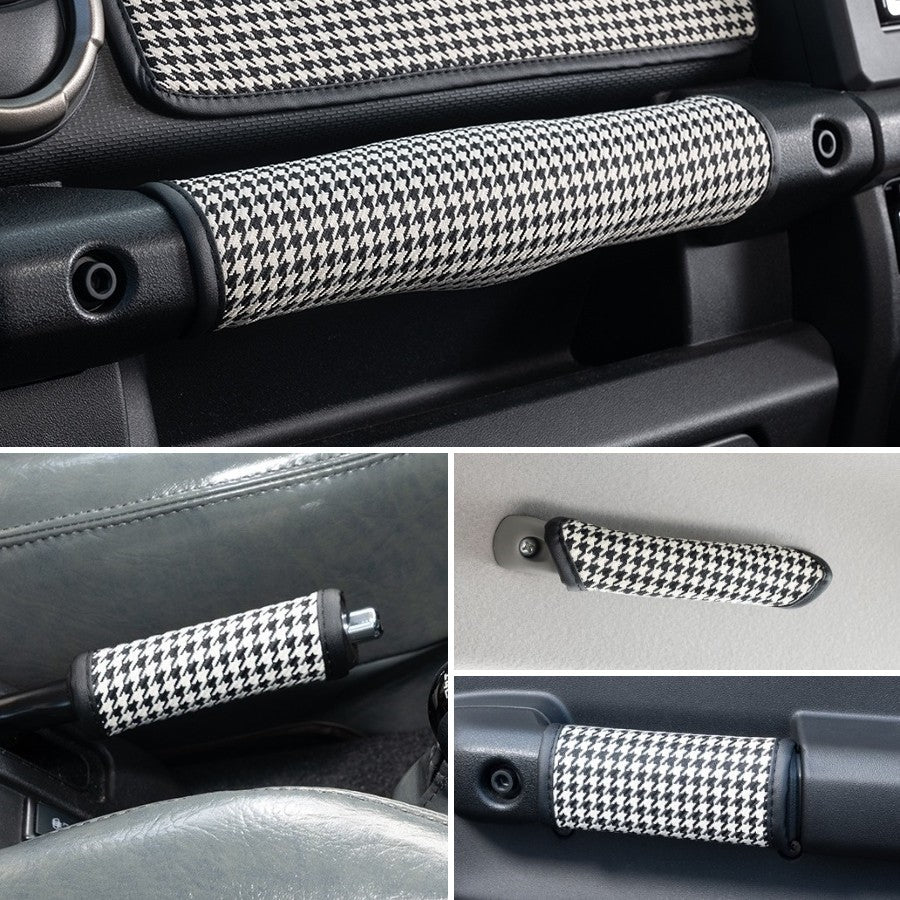 GRACE Houndstooth Grip Cover Set Jimny (2018-ON)