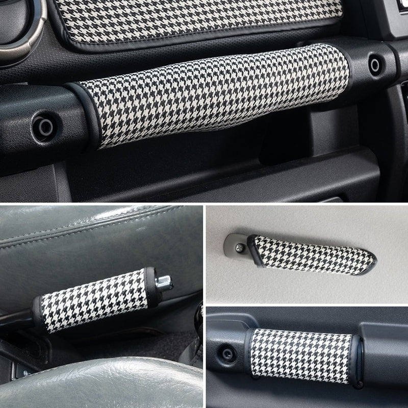 GRACE Houndstooth Grip Cover Set Jimny (2018-ON)