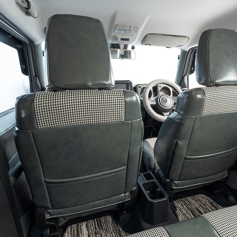 GRACE Houndstooth Grip Cover Set Jimny (2018-ON)