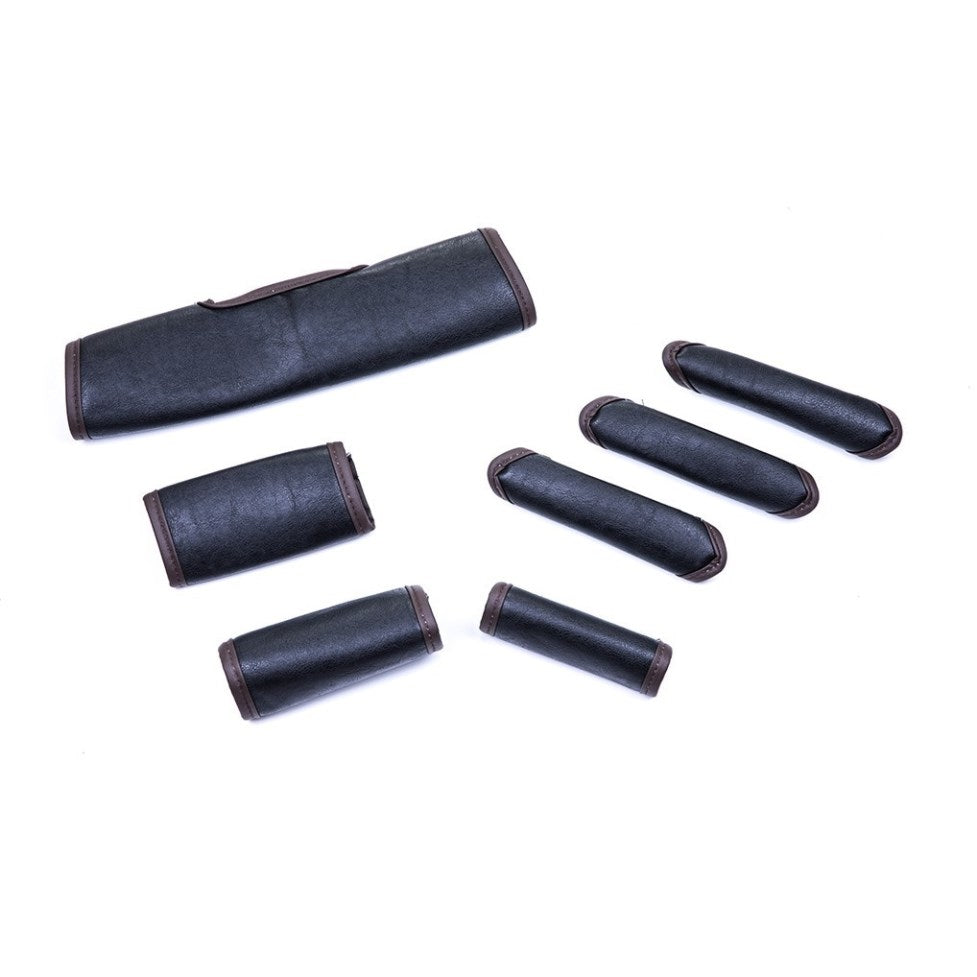 GRACE CRUM Synthetic Leather Grip Handle Cover Set Jimny JB74