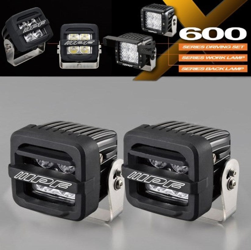 IPF 600 2-inch Cube Double-Row Driving LED Fog Driving Lights S