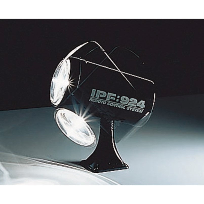 ★ IPF リモ―トコントロールサーチライト924 セット 動作OK ★ IPF Halogen Searchlight 924 Remote Control Adjusting Angle JAPAN