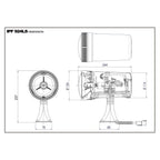 IPF LED Searchlight with Remote Control (924SL)