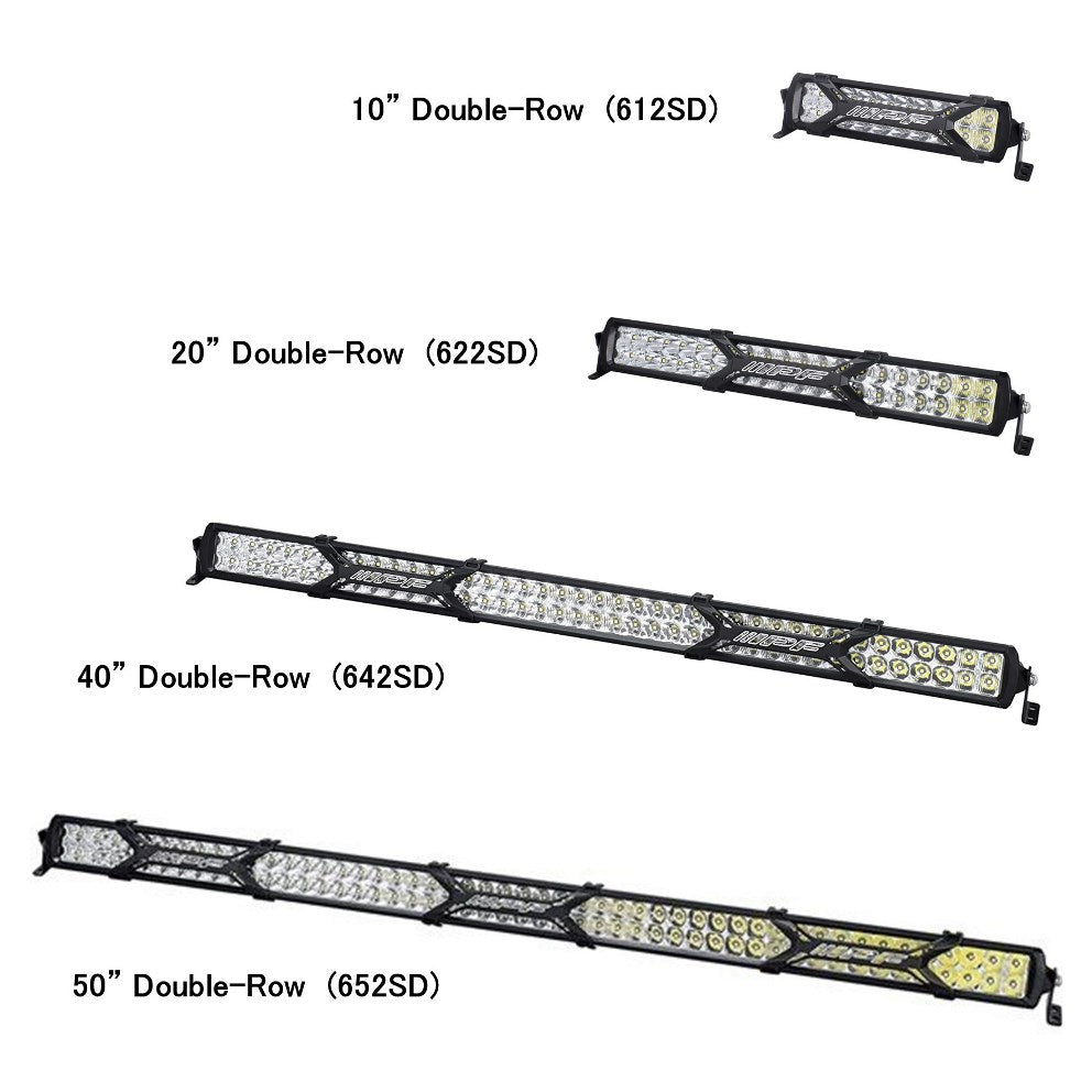 IPF Heavy-duty LED Lightbar 10-50"