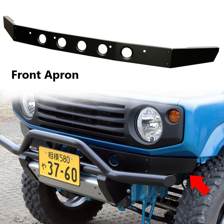 APIO Stainless Steel Front SHISHI-KARI Bumper Jimny (2018-ON)