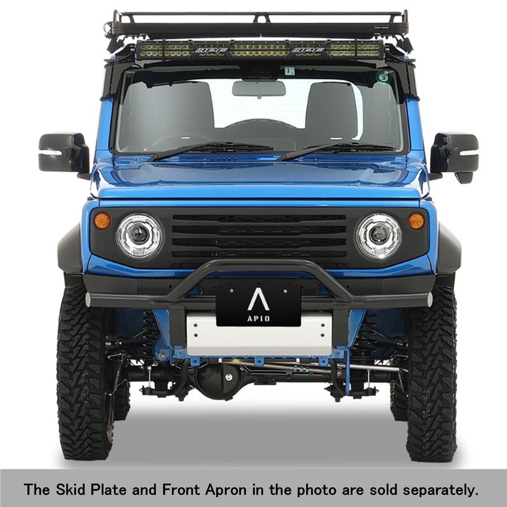 APIO Stainless Steel Front SHISHI-KARI Bumper Jimny JB74 Japan