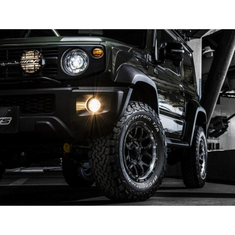 RAYS DAYTONA F6 Boost Semigloss Black 16" Wheels for Jimny