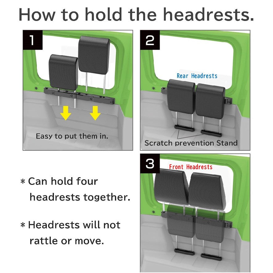 EXEA Head Rest Holder Jimny JB74 (2018-ON)
