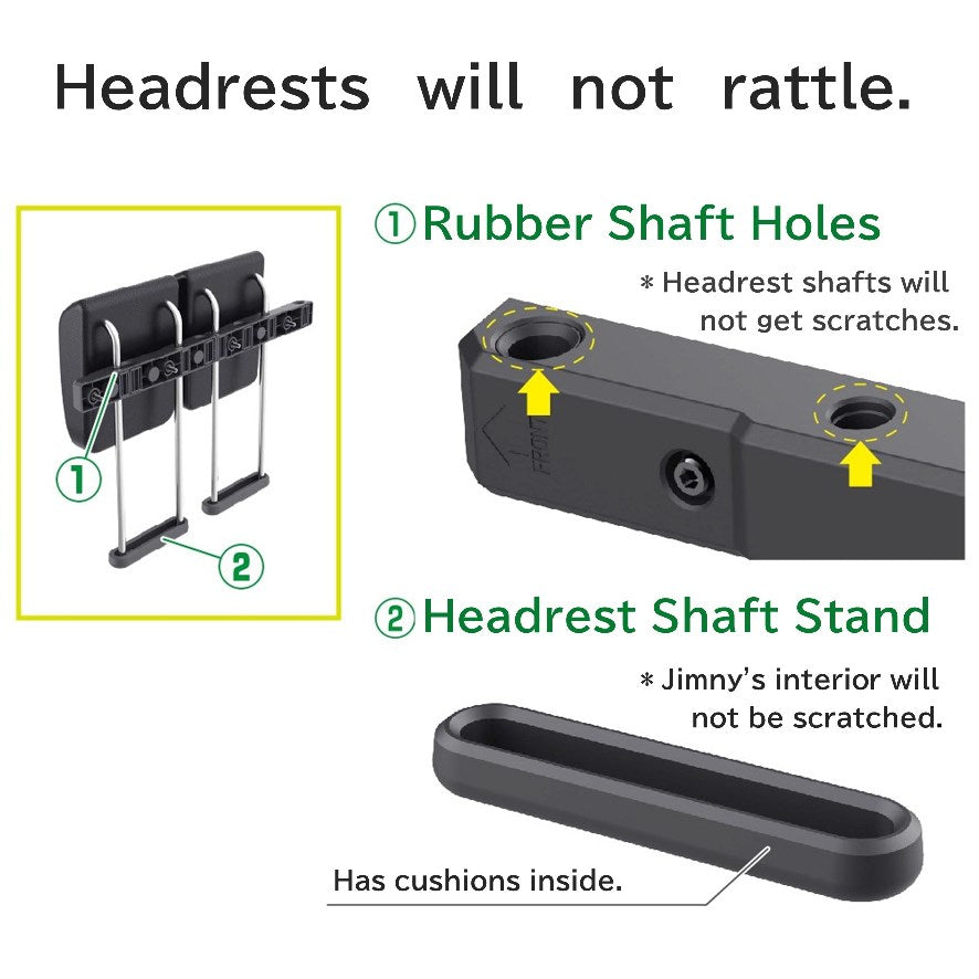 EXEA Head Rest Holder Jimny JB74 (2018-ON)