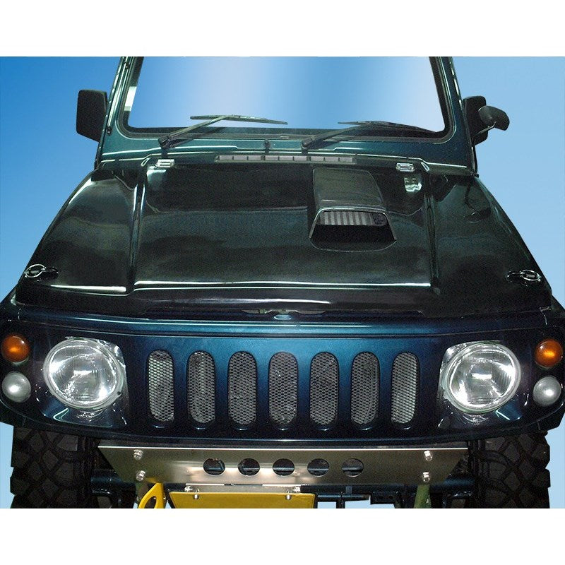 RV4 WILD GOOSE Carbon FRP Hood Jimny JA22, 12 JDM (1995-1998)