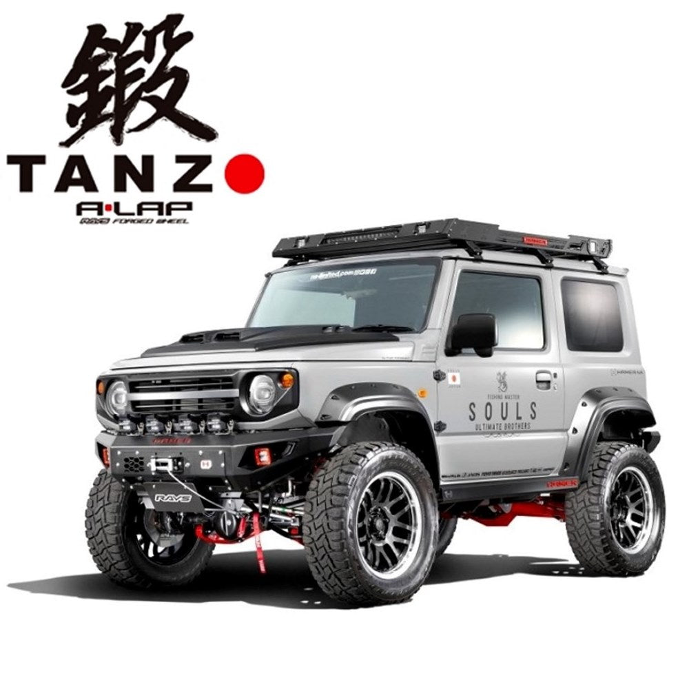 RAYS A-LAP-07X Matte Black 18" Forged Wheels for Jimny