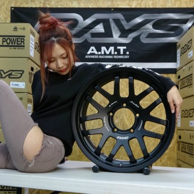 RAYS A-LAP-07X Matte Black 18