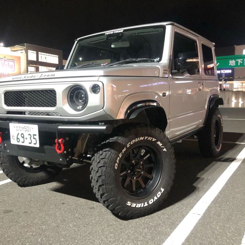 RAYS A-LAP-J Matte Black 16" Forged Wheels for Jimny