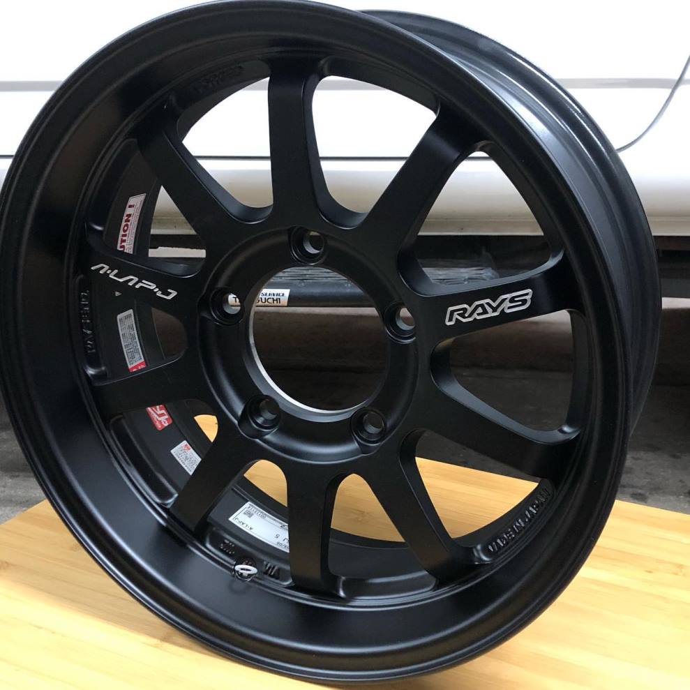 RAYS A-LAP-J Matte Black 16" Forged Wheels for Jimny