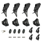 INNO Square Roof Bars with Rain Gutter Foot Jimny (2018-ON)