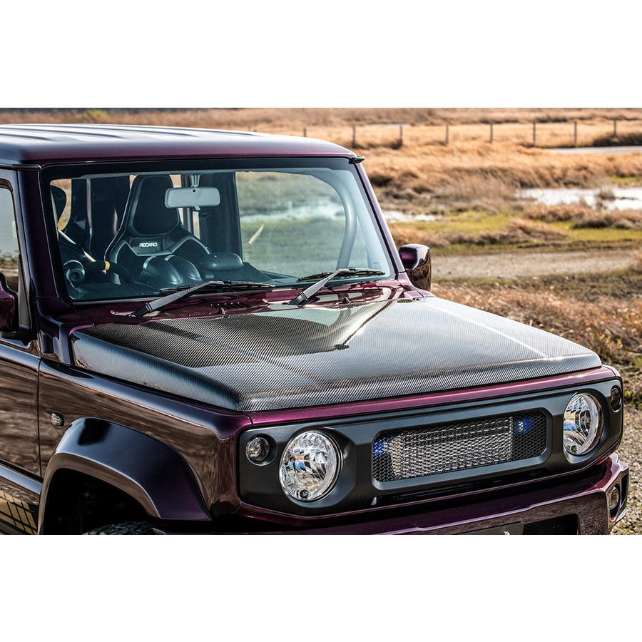 BONNET BRA AB3-00543 Copri Cofano Protezione Compatibile Con Suzuki Jimny Da 2018 Auto Car Tuning