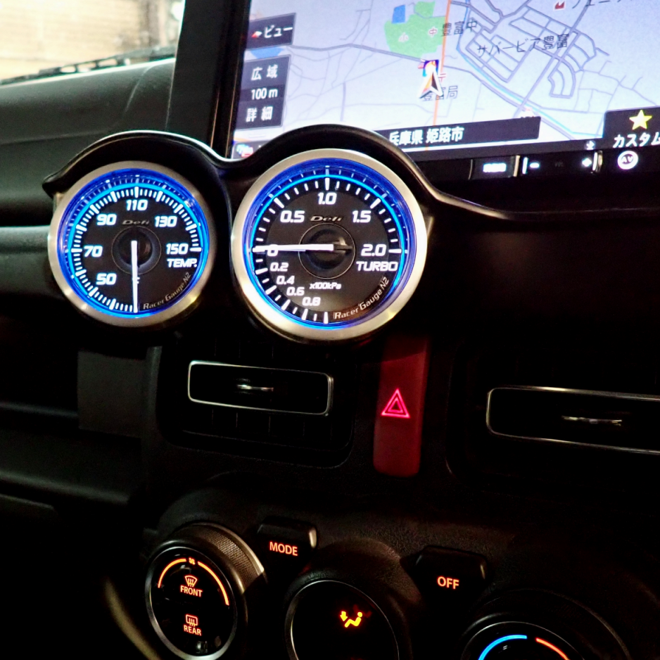 Defi Racer Gauge N2+ (temperature, pressure, turbo boost, voltage)