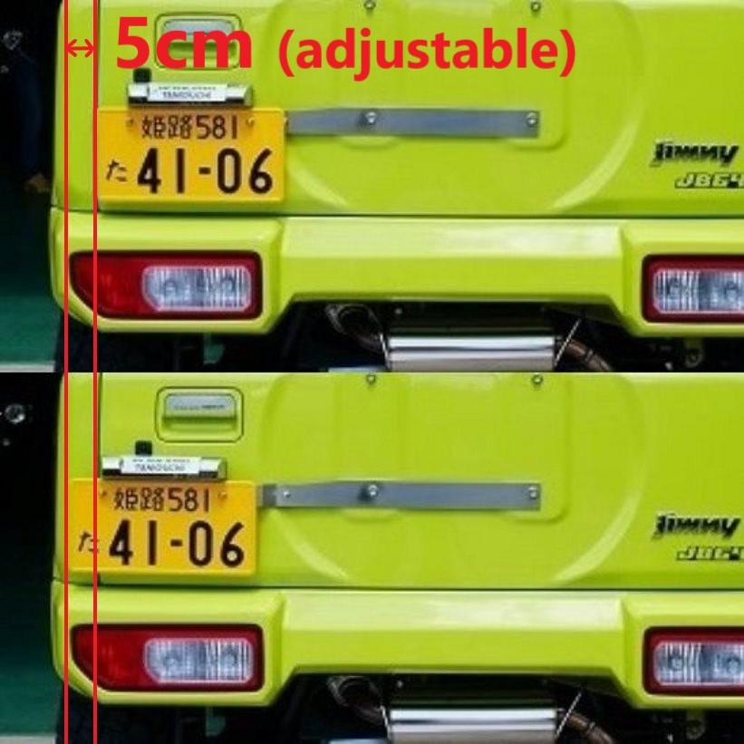 TANIGUCHI Adjustable License Plate Relocation Kit Jimny (2018-ON)