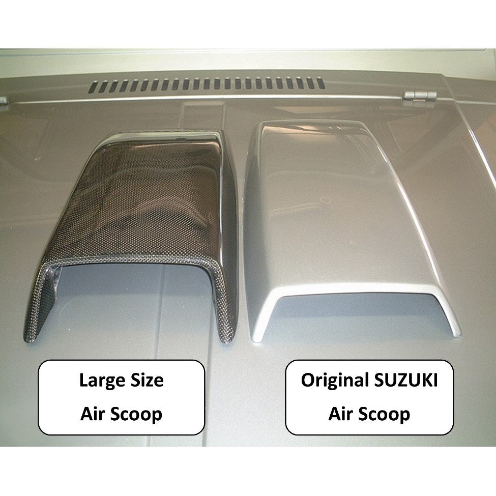 RV4 WILD GOOSE Carbon FRP Large-size Air Scoop Jimny (1987-1998)