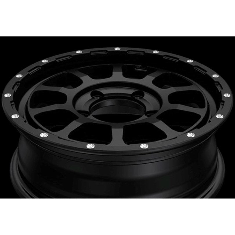 MID NITRO POWER M10 PERSHING Black Clear 16" Wheels for Jimny