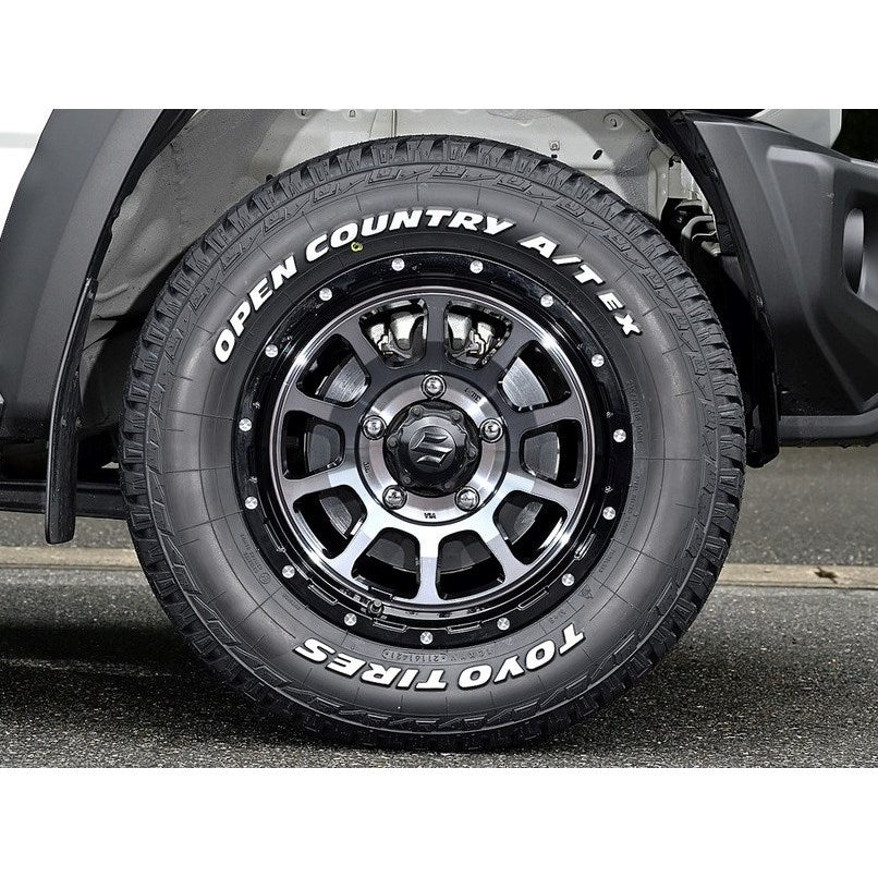 MID NITRO POWER M10 PERSHING Black Clear 16" Wheels for Jimny