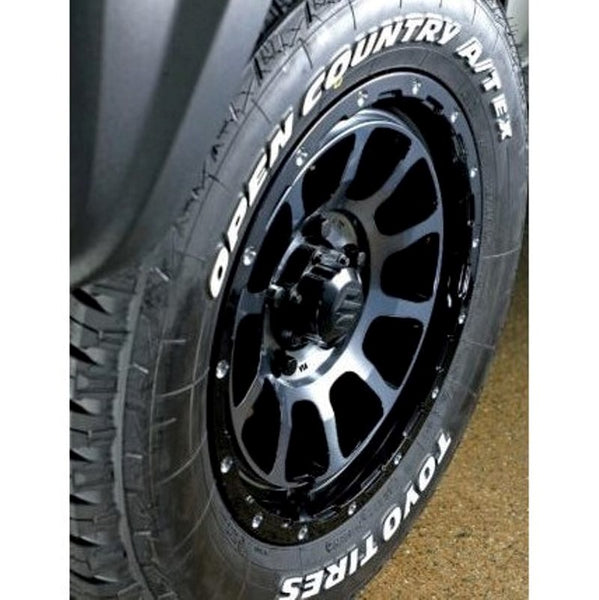 MID NITRO POWER M10 PERSHING Black Clear 16" Wheels for Jimny