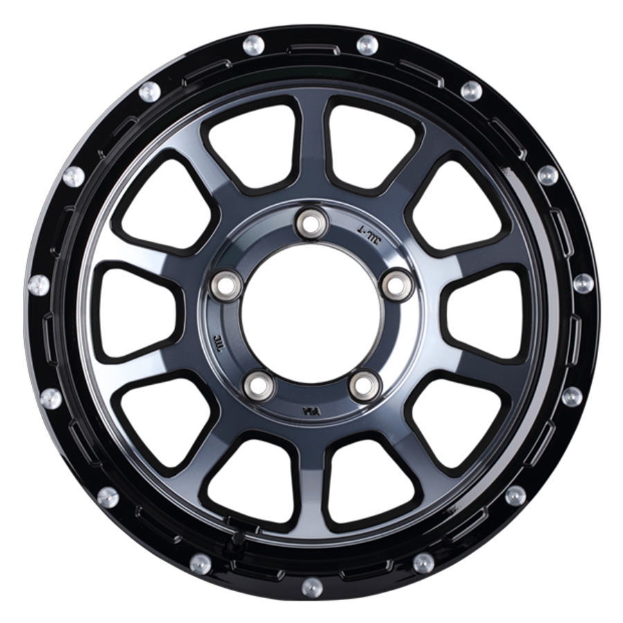 MID NITRO POWER M10 PERSHING Black Clear 16" Wheels for Jimny