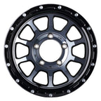 MID NITRO POWER M10 PERSHING Black Clear 16" Wheels for Jimny