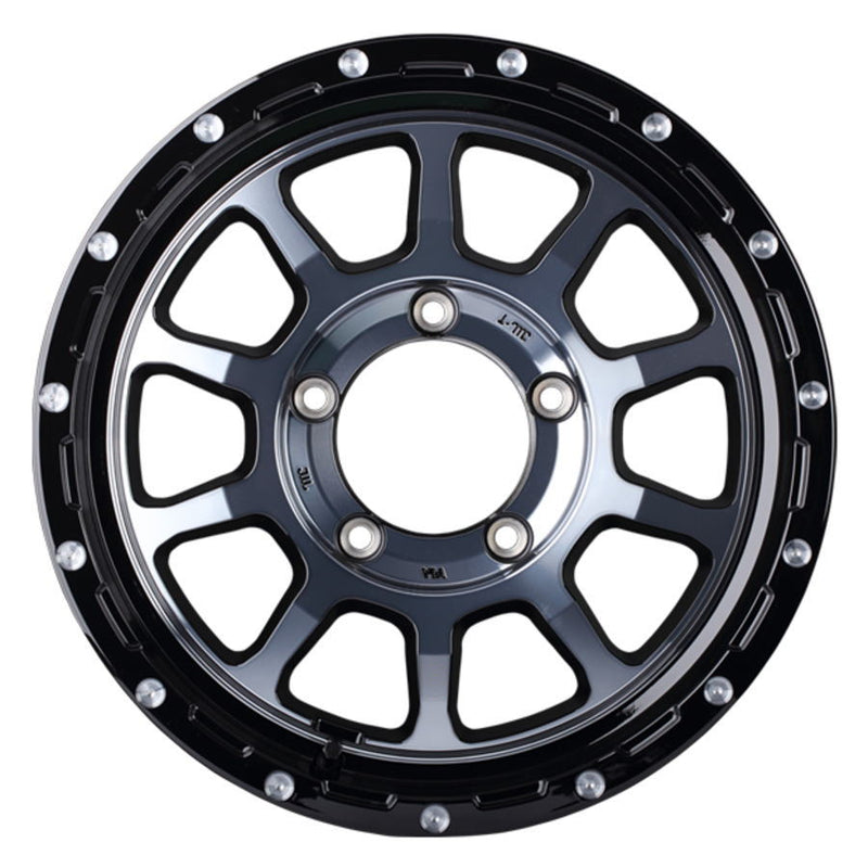 MID NITRO POWER M10 PERSHING Black Clear 16" Wheels for Jimny