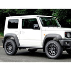 MID NITRO POWER M10 PERSHING Semi-Gloss Black 16" Wheels for Jimny