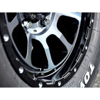 MID NITRO POWER M10 PERSHING Semi-Gloss Black 16" Wheels for Jimny