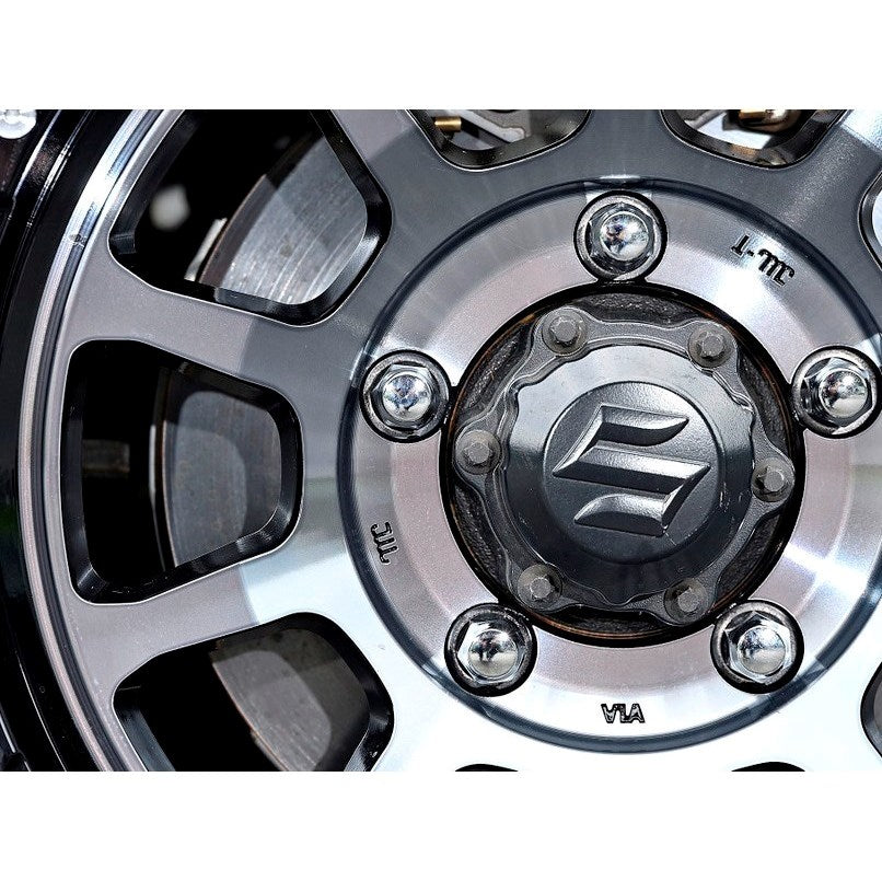 MID NITRO POWER M10 PERSHING Black Clear 16" Wheels for Jimny