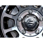 MID NITRO POWER M10 PERSHING Black Clear 16" Wheels for Jimny